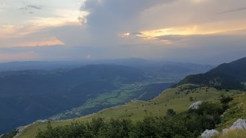 Der Blick über das Vipava Tal nach Italien